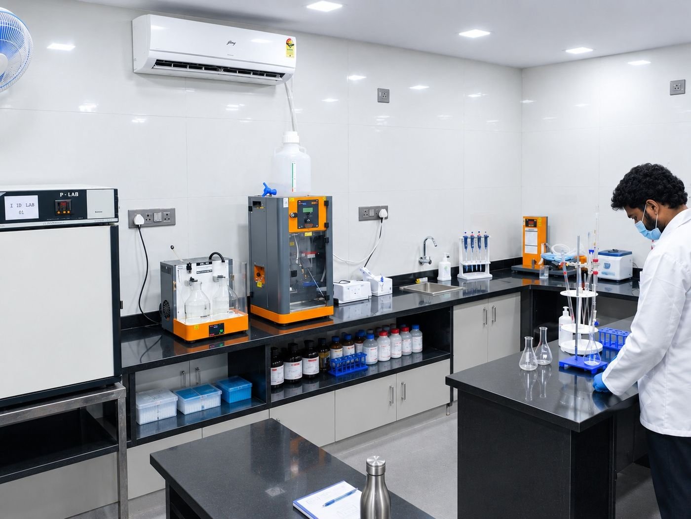 In-house quality control laboratory